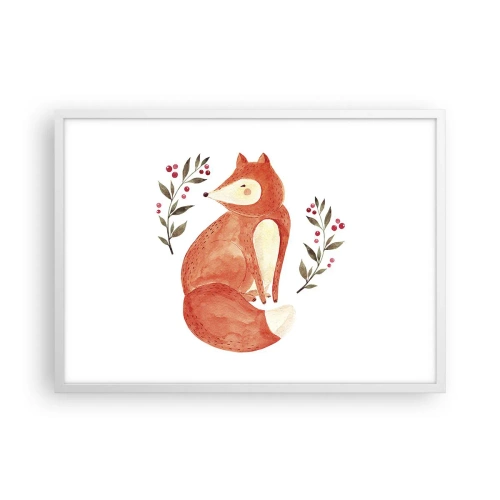Poster in white frmae - Small Ginger - 70x50 cm