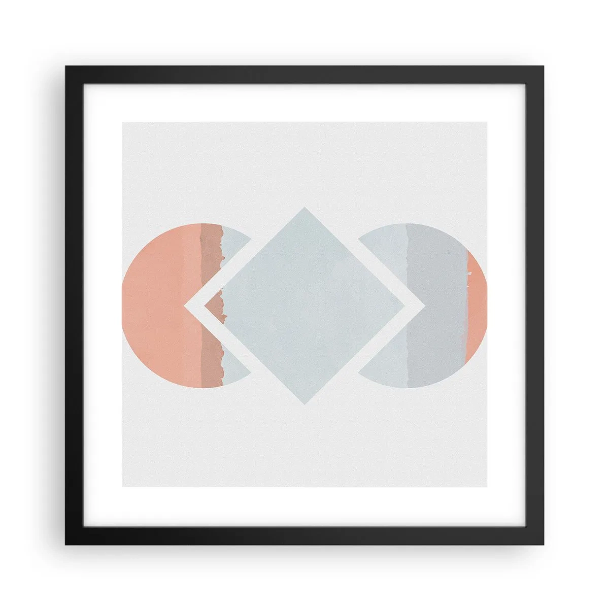 Poster in black frame - Situation Is Clear - 40x40 cm