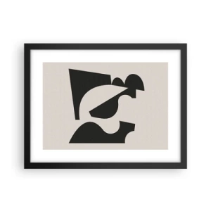 Poster in black frame - For Self-construction - 40x30 cm