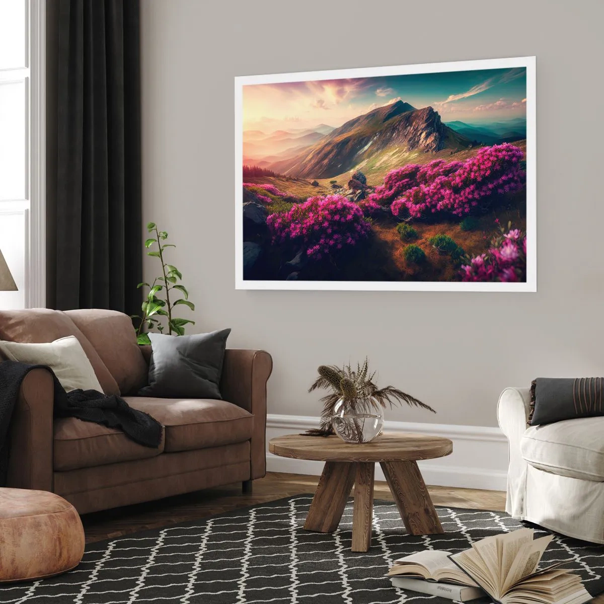 Poster - Summer in the Mountains - 40x30 cm