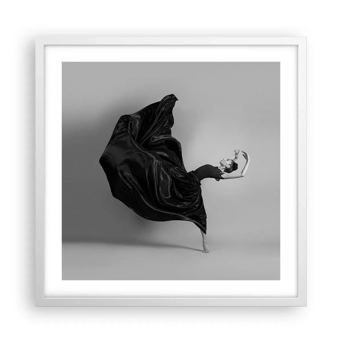 Poster in white frmae - On the Wings of Music - 50x50 cm