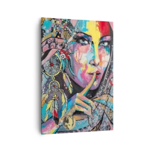 Canvas picture - Don't Talk Until You Understand - 70x100 cm