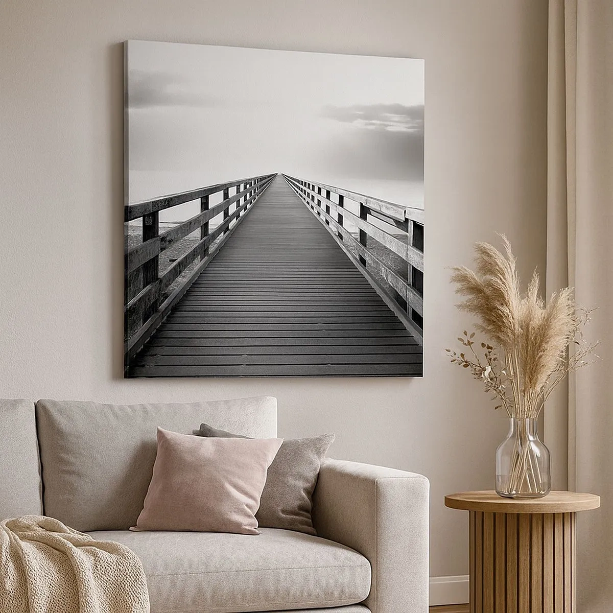 Canvas picture - In the Distance… - 30x30 cm