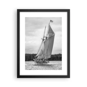 Poster in black frame - Brothers of the Wind - 30x40 cm
