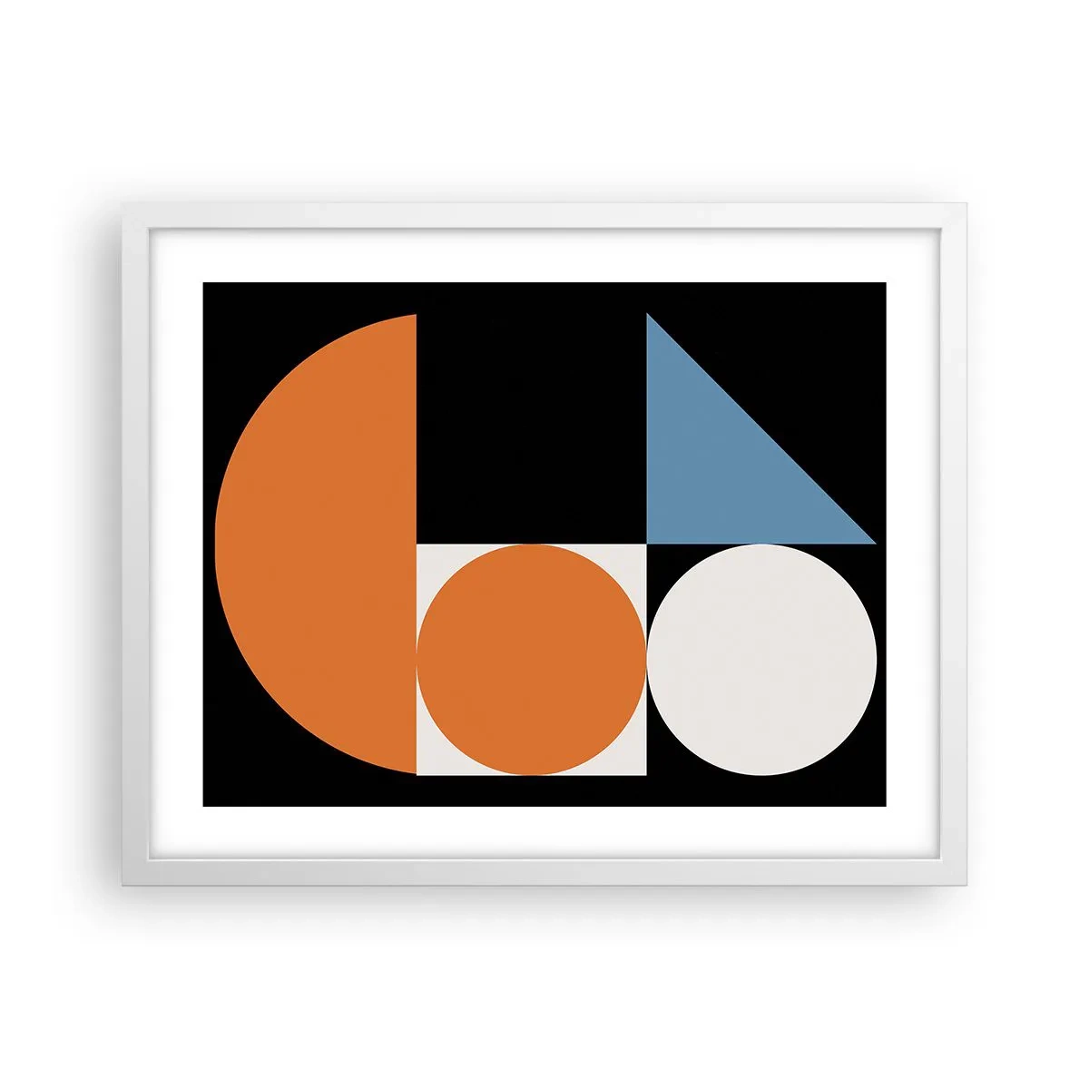 Poster in white frmae - Figure System - 50x40 cm