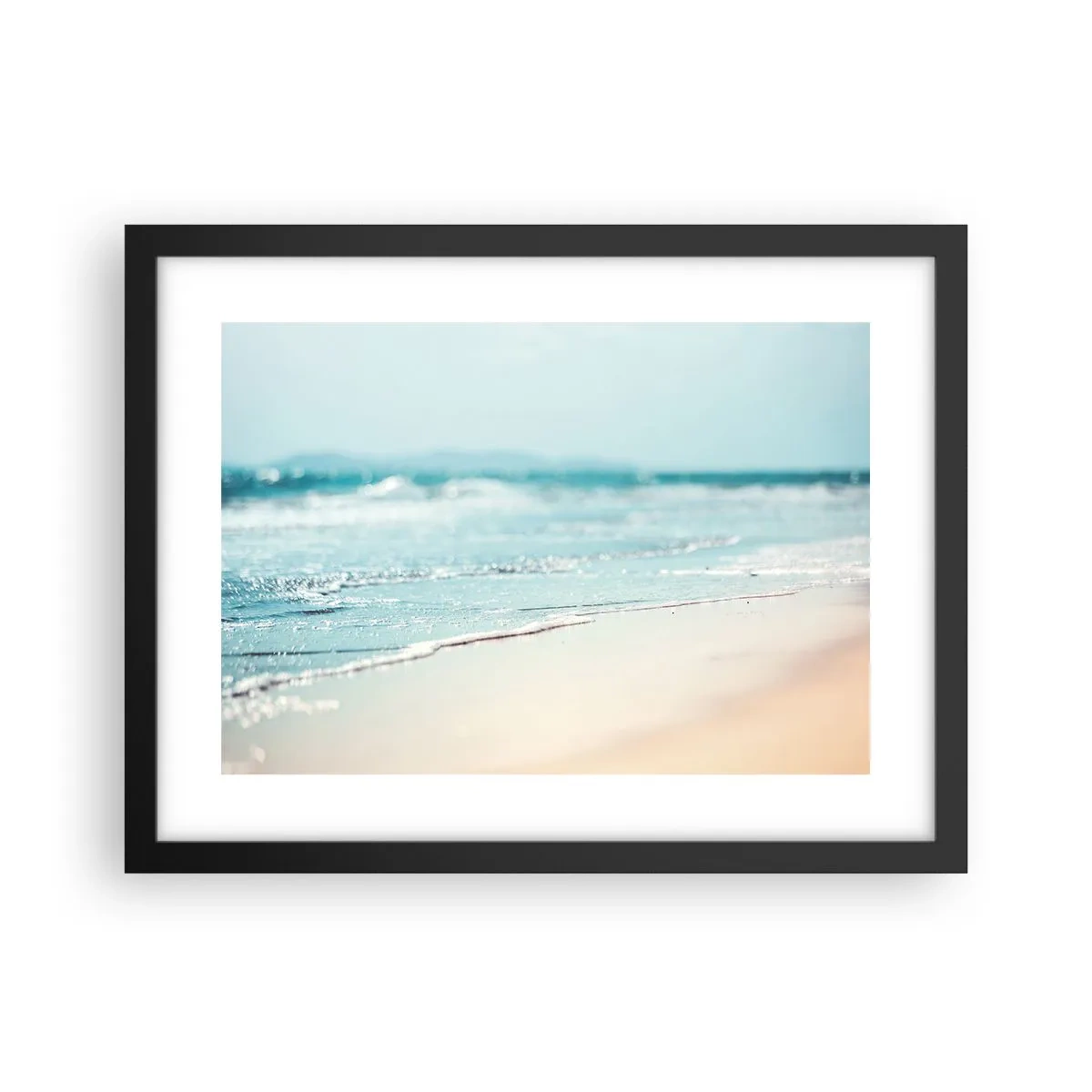 Poster in black frame - Warmth and Breeze - 40x30 cm