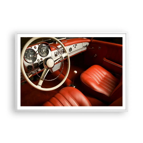 Poster in white frmae - Luxury Vintage Style - 100x70 cm