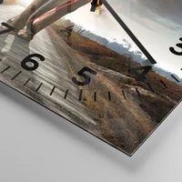 Clock face with numbers