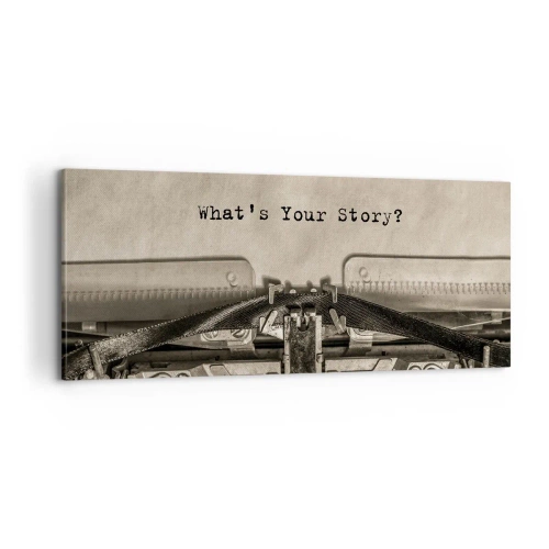 Canvas picture - Tell Me - 100x40 cm