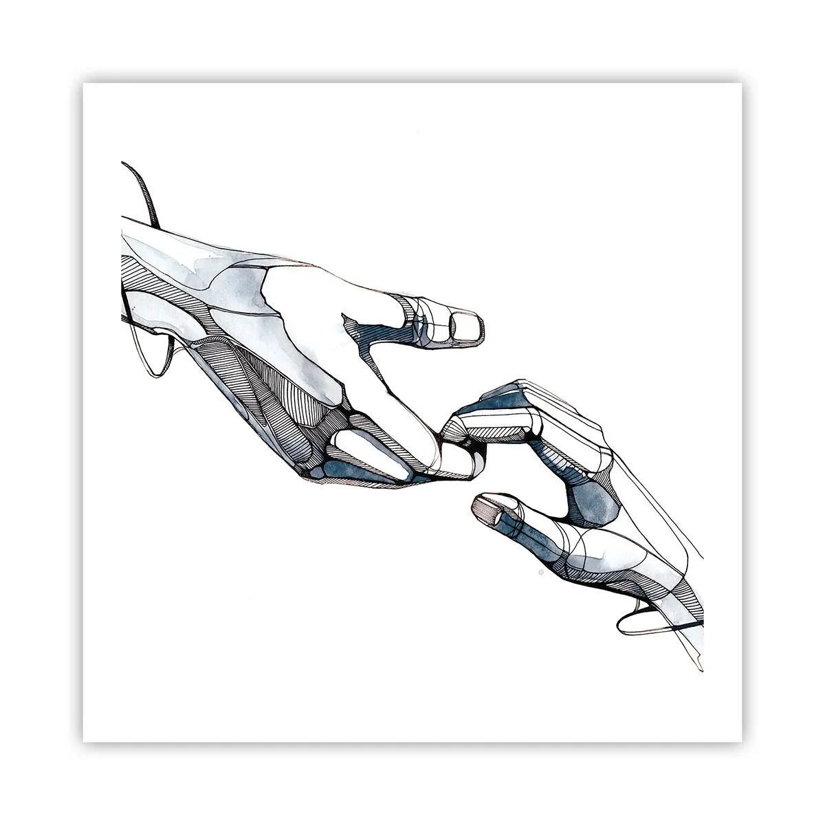 Poster - Good Gesture - 60x60 cm