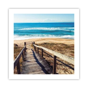 Poster - Run! - 50x50 cm