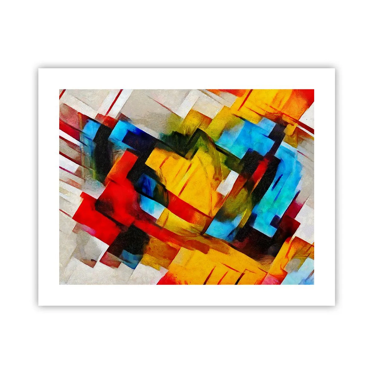 Poster - Colourful Quilt - 50x40 cm