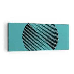 Canvas picture - Circle - Geometrical Variation - 100x40 cm