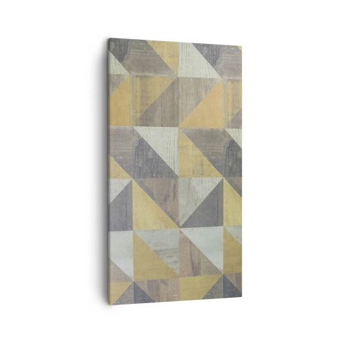 Canvas picture - The Art. of Triangles - 45x80 cm