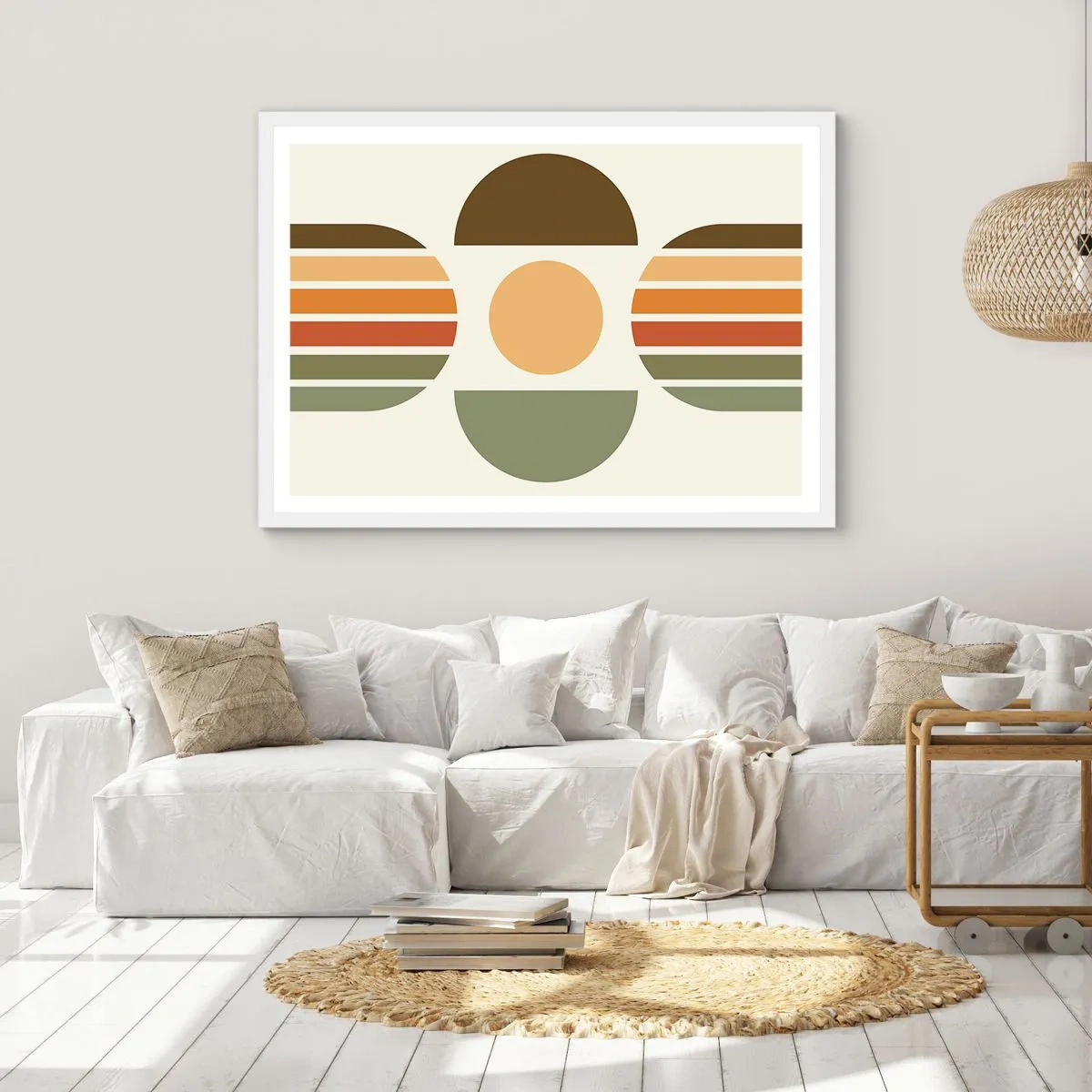 Poster in white frmae - In the Colours of Soli - 40x30 cm