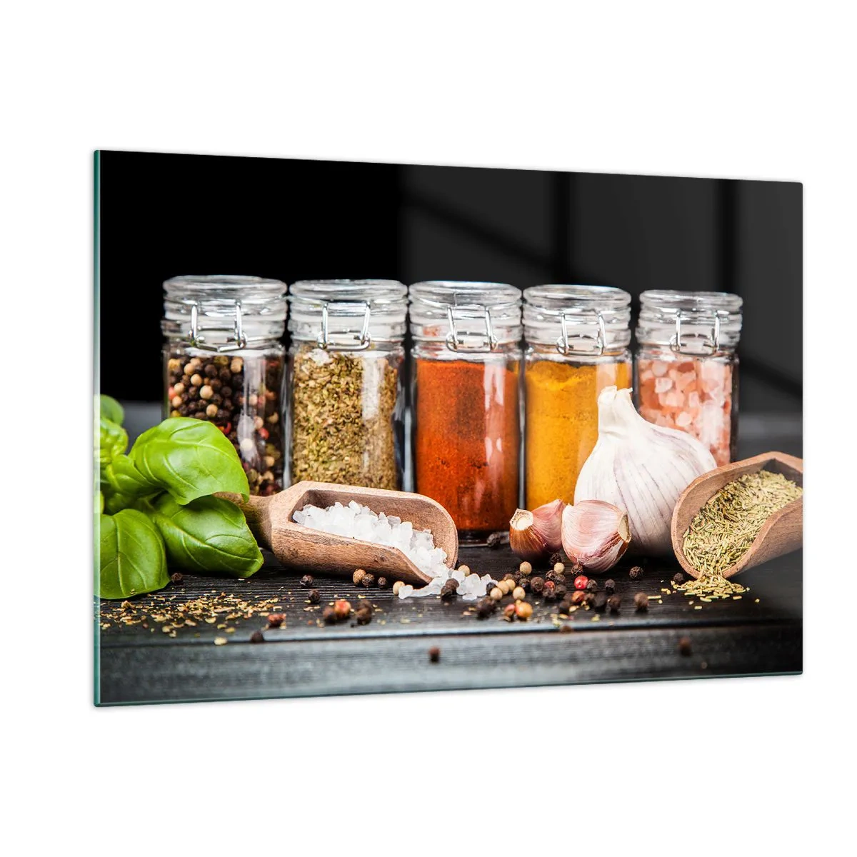 Glass picture - Spicing Up Life - 120x80 cm