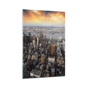 Glass picture - Beating Heart of Our Times - 80x120 cm