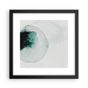 Poster in black frame - In a Waterdrop - 30x30 cm