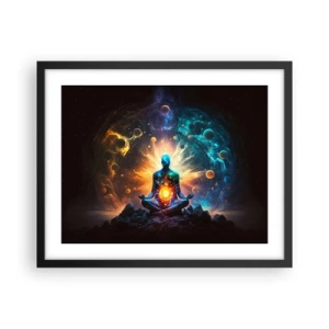 Poster in black frame - Cosmic Calm - 50x40 cm