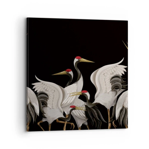 Canvas picture - Bird Affairs - 70x70 cm