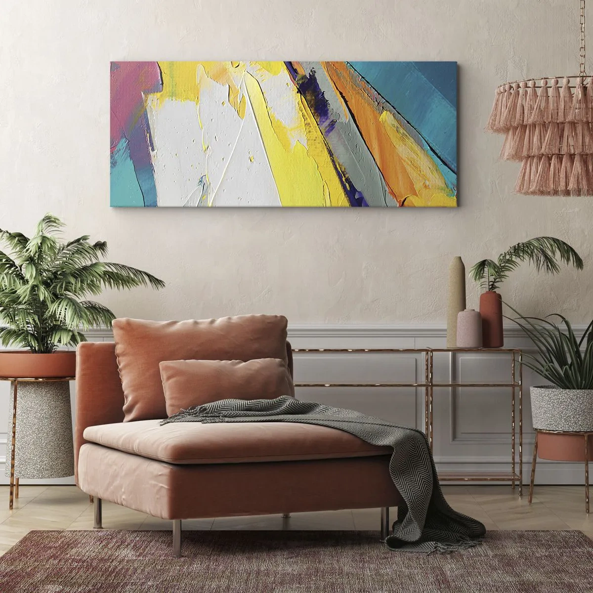 Canvas picture - Anatomy of Light - 140x50 cm