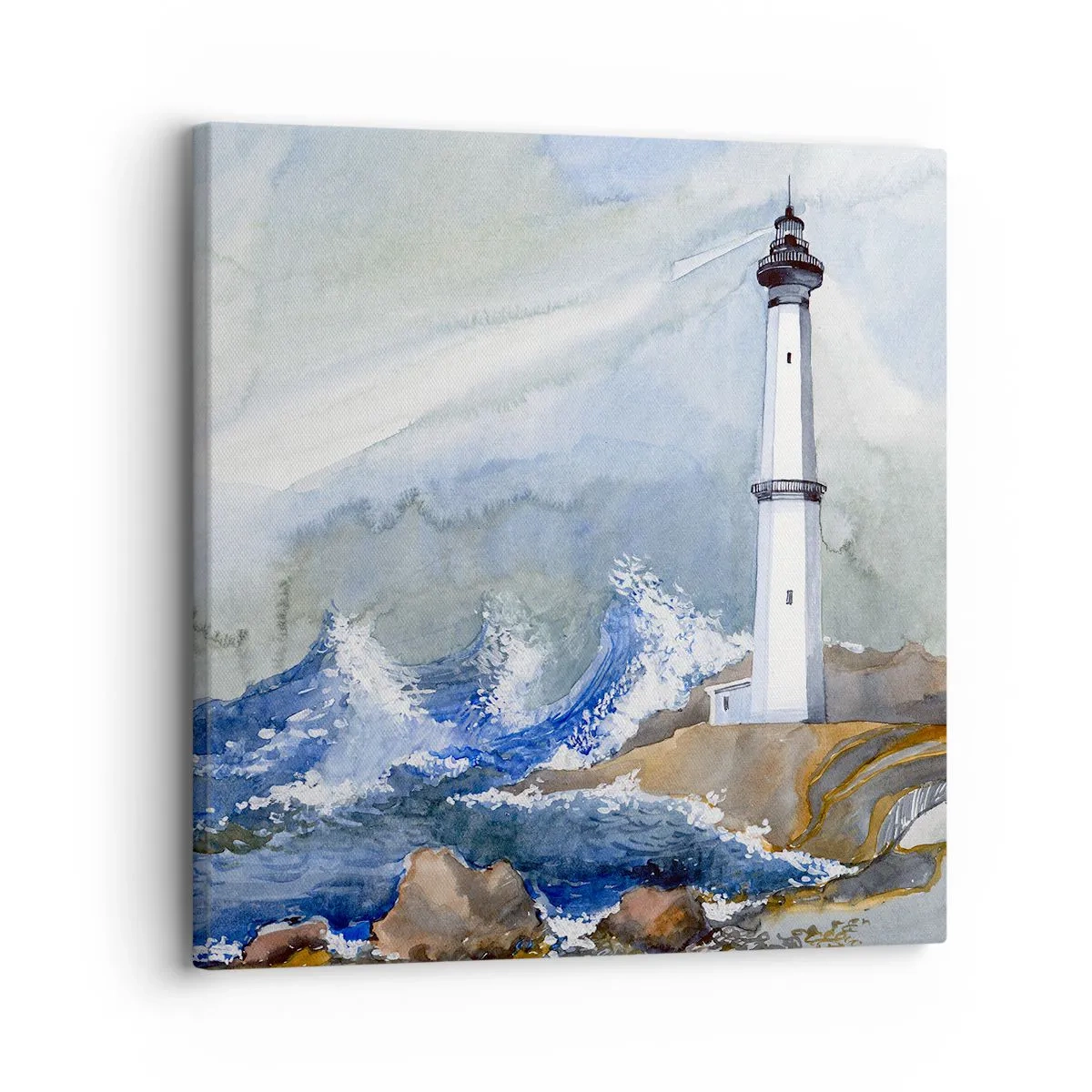 Canvas picture - Against Darkness and Storm - 30x30 cm