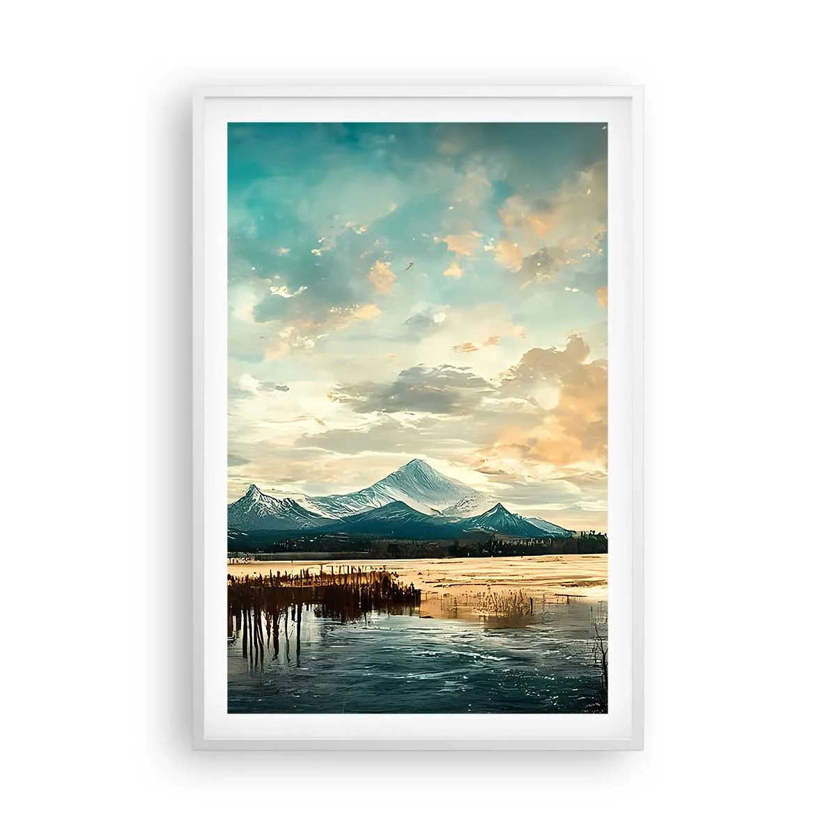 Poster in white frmae - Under Heaven's Protection - 61x91 cm