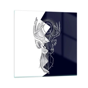 Glass picture - Struggle and Unity of the Opposites - 50x50 cm