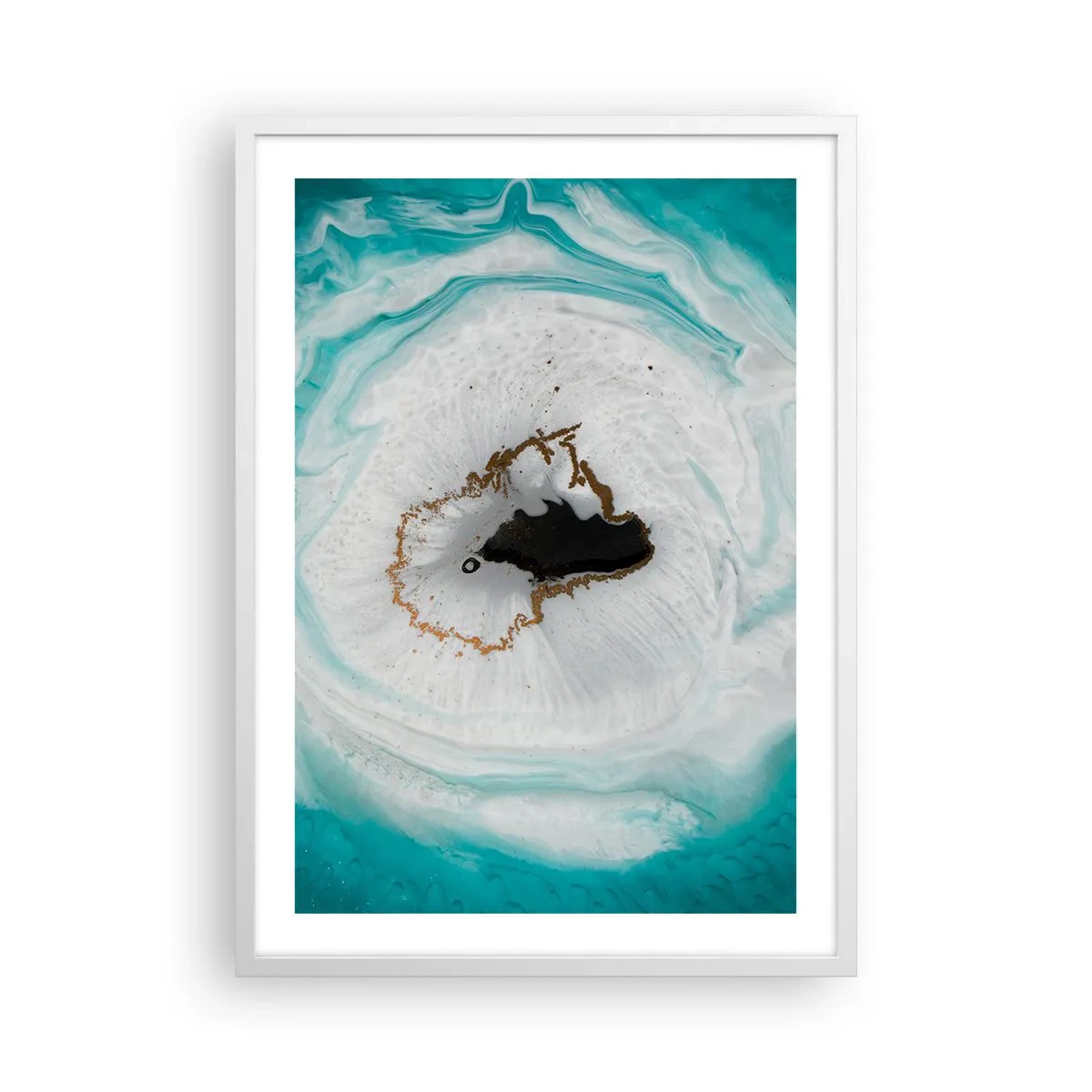 Poster in white frmae - Into de Deep - 50x70 cm