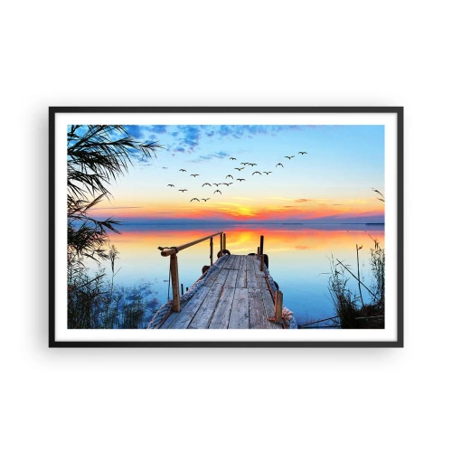 Poster in black frame - Time to Come Back… - 91x61 cm