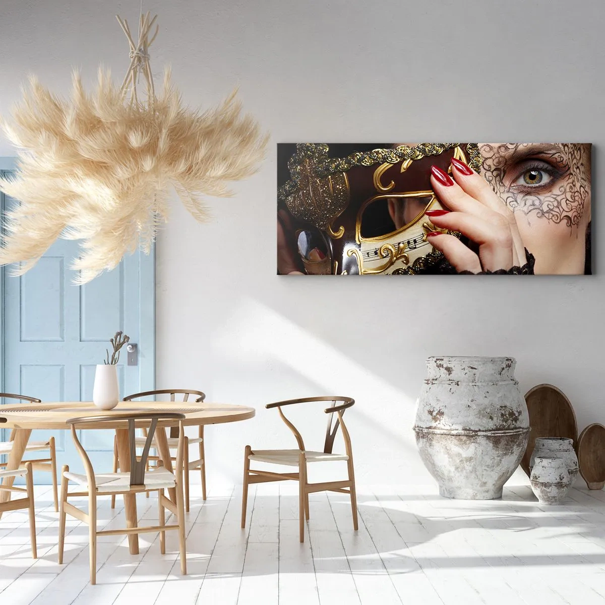 Canvas picture - My World Is Baroque - 90x30 cm