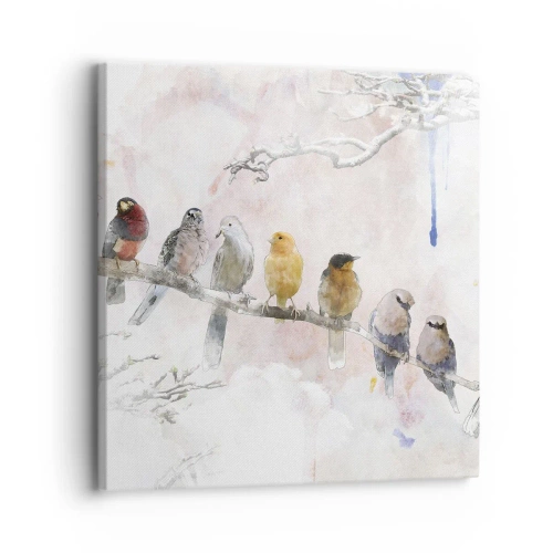 Canvas picture - Winged Encounter - 30x30 cm