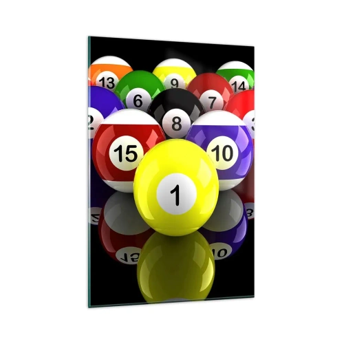 Glass picture - Different Colours of a Game - 80x120 cm