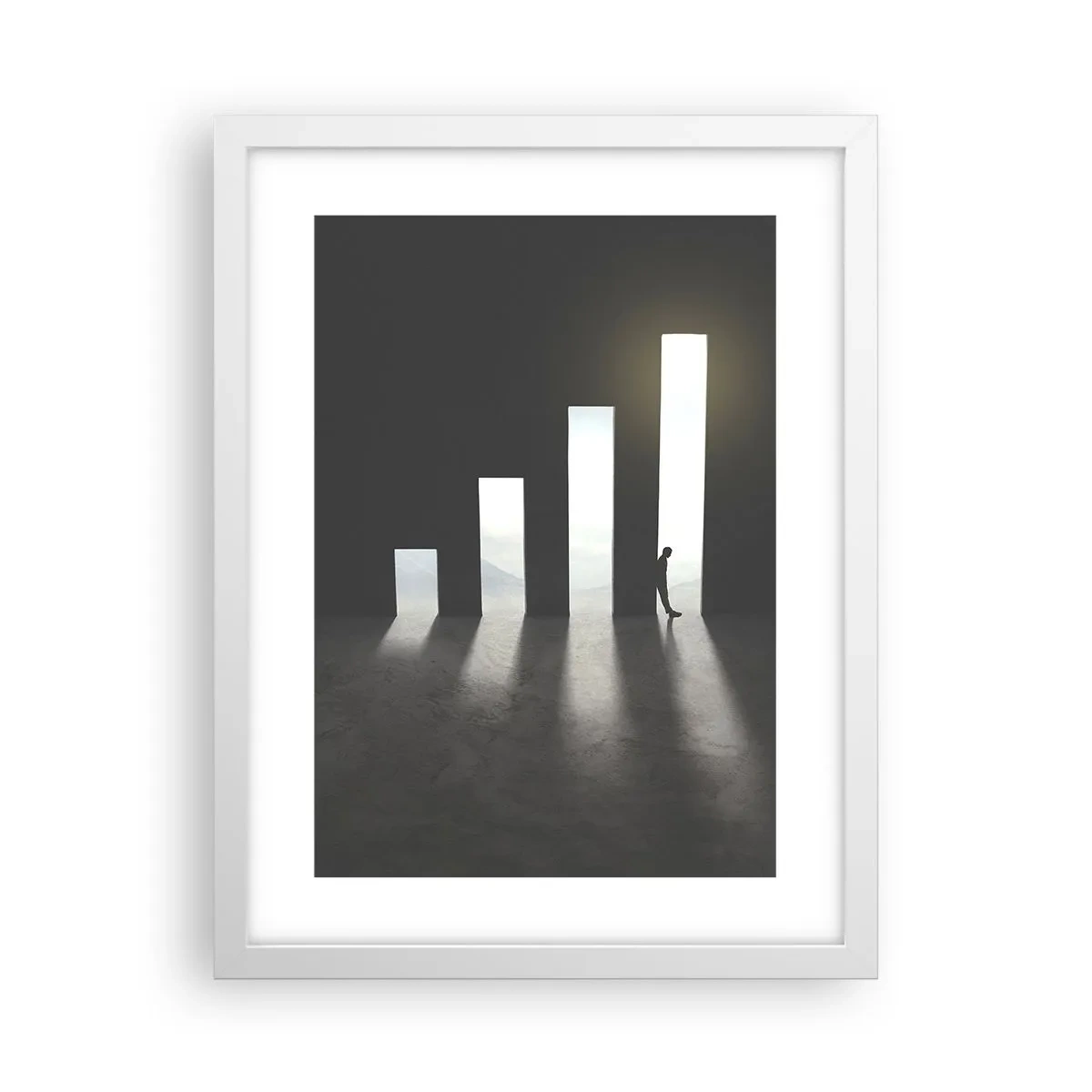 Poster in white frmae - Success - Impression - 30x40 cm