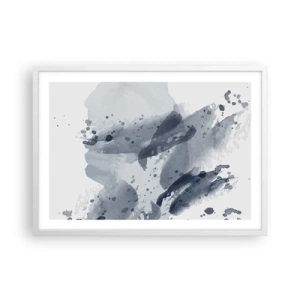 Poster in white frmae - Study in Nature of Water - 70x50 cm