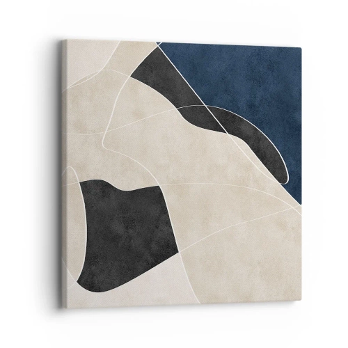 Canvas picture - Abstract Composition - Contrast of Colours - 30x30 cm