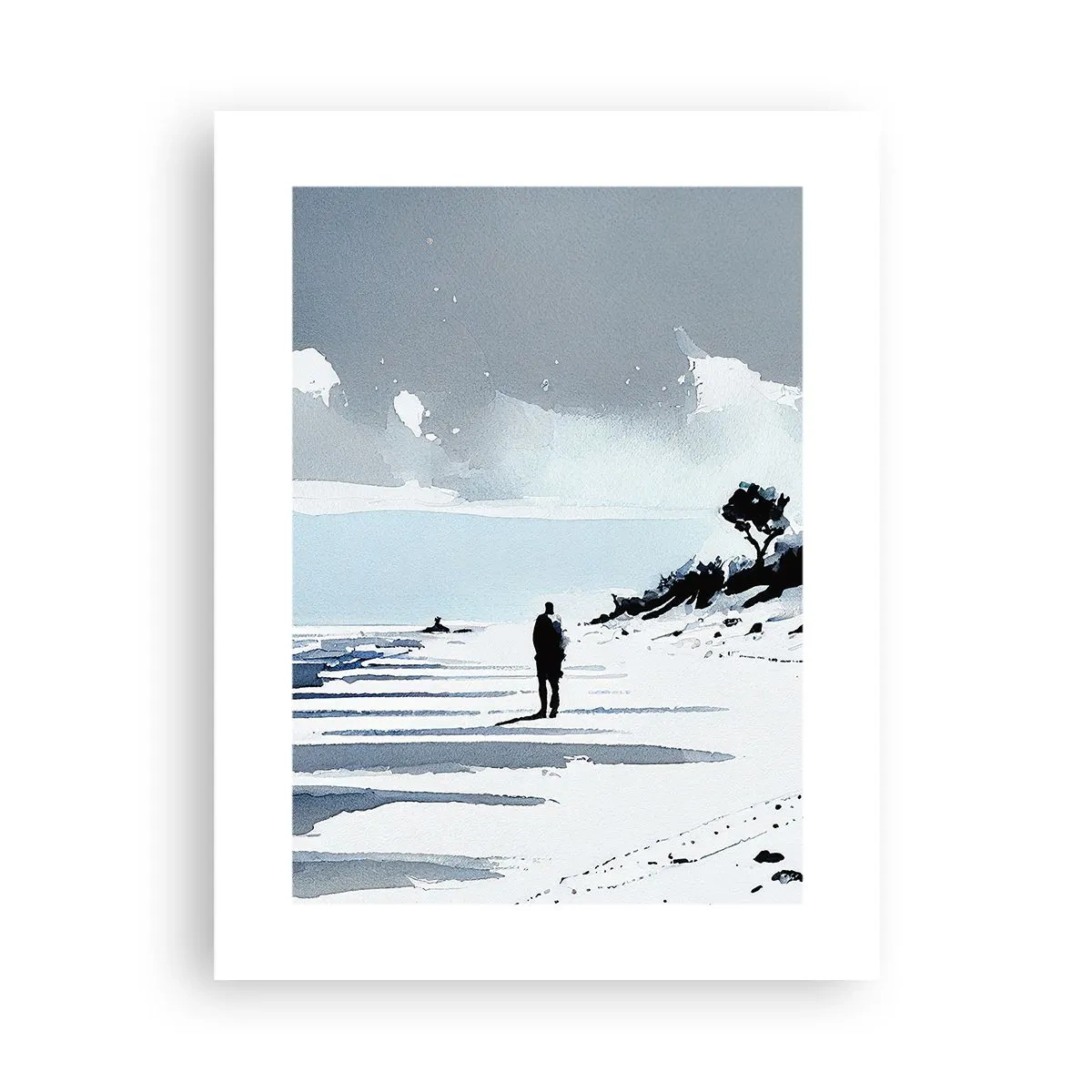 Poster - All Alone - 30x40 cm