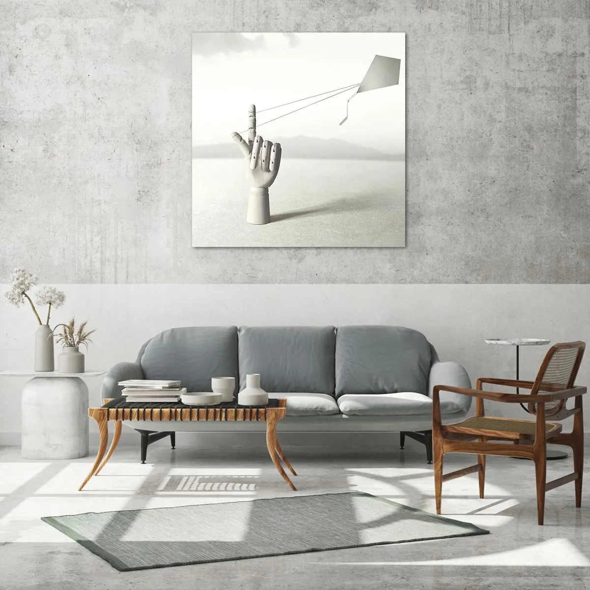 Glass picture - Test of Strengths - 60x60 cm