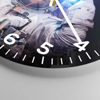 Clock face with numbers