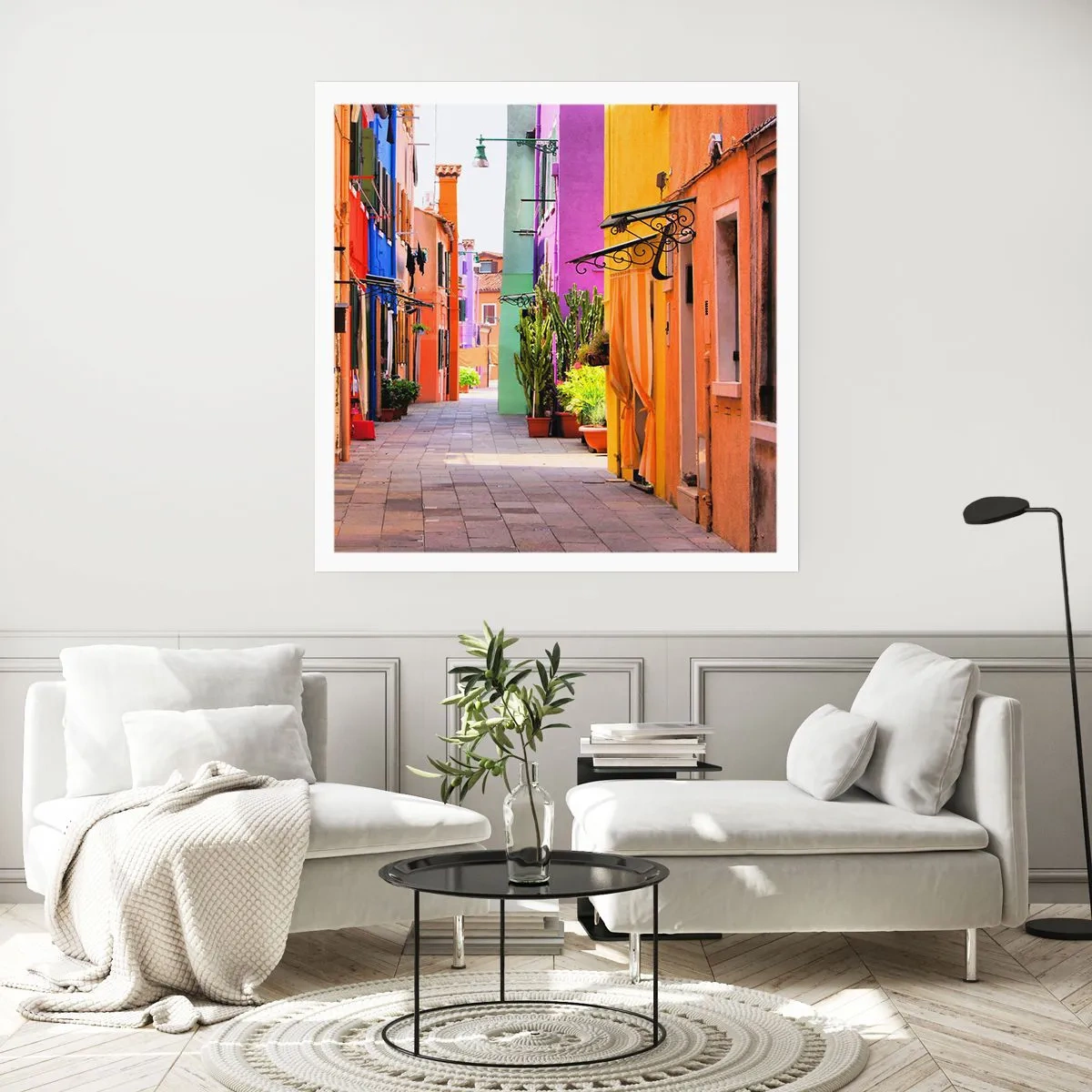 Poster - Rainbow Alley - 30x30 cm