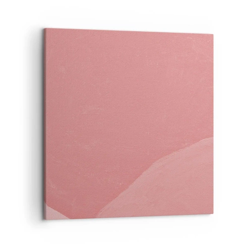 Canvas picture - Organic Composition In Pink - 50x50 cm