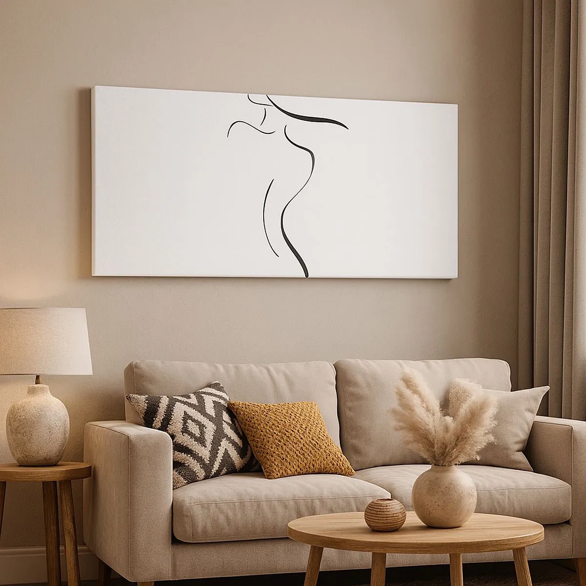 Canvas picture - Elusive Like a Wave - 100x40 cm