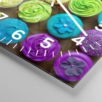 Clock face with numbers