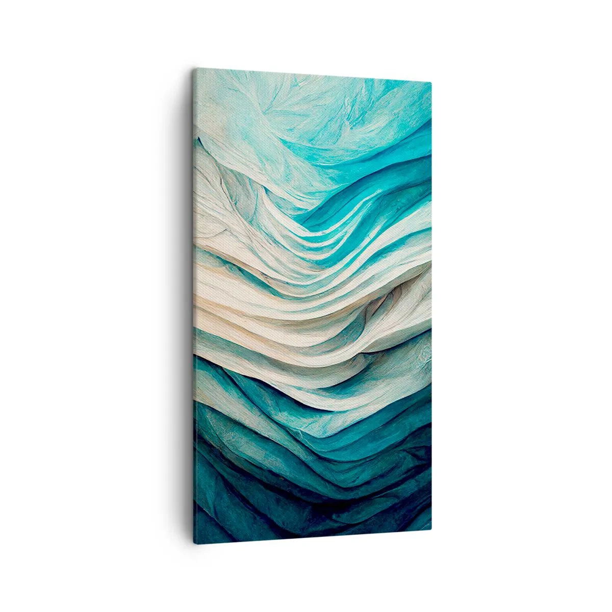 Canvas picture - Blue Insatiability - 45x80 cm