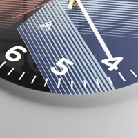 Clock face with numbers