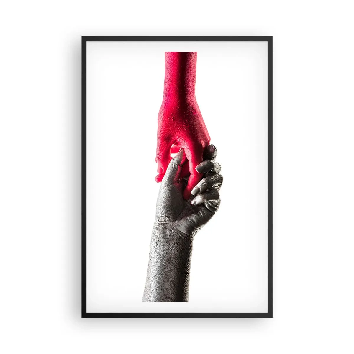 Poster in black frame - Together, although Different - 61x91 cm