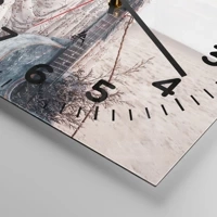 Clock face with numbers