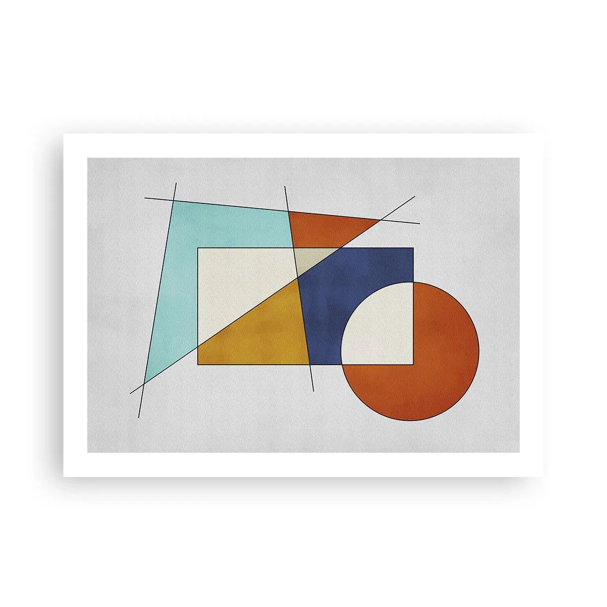 Poster - Abstract: Modernist Fun - 70x50 cm