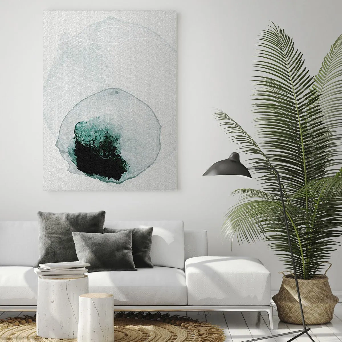Glass picture - In a Waterdrop - 50x70 cm