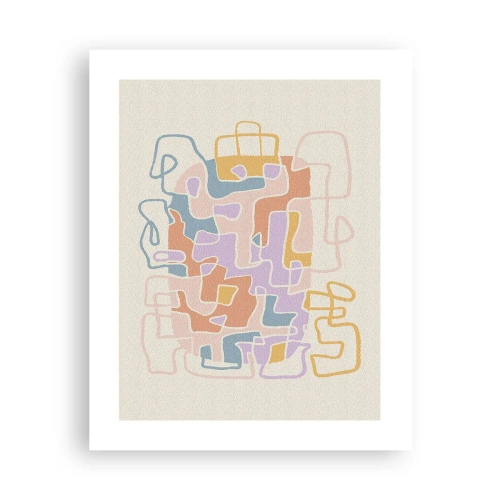 Poster - Maze - Joyful Adventure - 40x50 cm